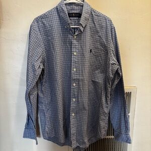 Ralph Lauren Blue Checkered Shirt